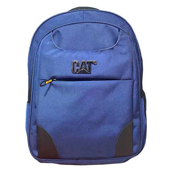 Black Cat Logo printed Black Color Fashion Bagpack .